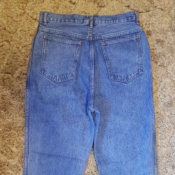 Vintage Light Blue Jeans with Flower Embroidery - Picture 7 of 9